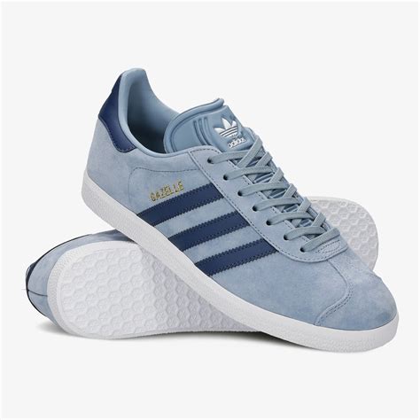 adidas sportschuh blau weiß streifen|Adidas gazelle sportschuh blau.